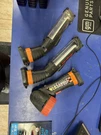 Snap Hand Held Work Lights One Spot CTFL912 CTL918 Not Tested. Fixed Price $44.95.