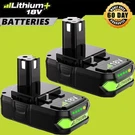 2PACK For Ryobi P190 2.0 Amp Hour Compact 18V Lithium Ion Battery. Fixed Price $29.00.