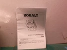 Kobalt 60V 280C-06KB Manual. Fixed Price $5.99.