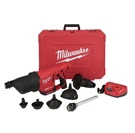 Milwaukee 2572B-21 M12 12V Airsnake Drain Cleaning Gun Kit W/ Attachments. Fixed Price $450.00.