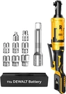3/8 Inch Cordless Ratchet Wrench For Dewalt 20V Battery, 88FT-LBS, 0-400RPM, Ele. Fixed Price $110.78.