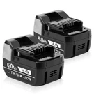 2X BSL1430 14.4V 6 Ah Lithium Battery For Hitachi BSL1415X. Fixed Price $23.99.