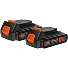Black+decker 20V Max Power Connect 1.5 Ah Lithium Ion Battery 2-PK (LBXR20-OPE2). Fixed Price $45.98.