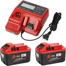 Pack 18V 9.0 Ah Batteries Replacement For Milwaukee M18 Battery + 48-59-1812. Fixed Price $213.99.