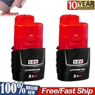 3.5AH For Milwaukee M12 Volt Lithium Battery 48-11-2420 48-11-2401 2PACK. Fixed Price $21.92.