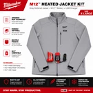 Milwaukee Xl Heated Toughshell Jacket Kit 3.0 Battery Charger New Coat. Fixed Price $142.49.