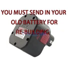 Re-build Service For Alemite 12 Volt 3.0 Ah Ni-mh Battery 339804. Fixed Price $69.00.
