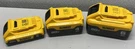 Dewalt 3-PK 20V Max Xr Compact Lithium Ion Battery Packs DCB346-3. Fixed Price $188.95.