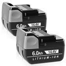 2PACK 6.0AH Battery Replacement For Hitachi 14.4V BSL1430 BSL1460 BSL1415 329083. Fixed Price $23.99.