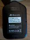 Powerextra 14.4V 2000MAH Ni-cd Replacement Battery Compatible With P/n 48-11-100. Fixed Price $20.00.