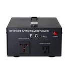 Elc T-3000 3000-WATT Voltage Converter Transformer W/ Circuit Breaker Protection. Fixed Price $118.00.
