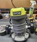 Ryobi Fixed Base Router R163/R163G Corded With Bag, Manual & Hinge Jig Used. Fixed Price $45.00.