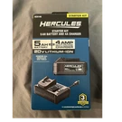 Hercules HC014K 20V Lithium-ion 5AH Battery & Amp Charger Starter Kit. Fixed Price $89.99.