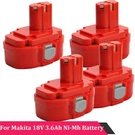 1-4X 14.4V 3.6AH Nimh Battery For Makita 1420 1433 1434 1435 192699-A 193158-3. Fixed Price $156.99.