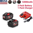 For Milwaukee M18 12.0AH Battery Lithium Capacity 48-11-1852 48-11-1882. Fixed Price $78.67.