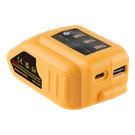 20V Max For Dewalt Usb And Type Power Source Battery Charger Adapter DCB094K. Fixed Price $13.64.