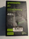 Greenworks 24V 2AH Battery Lithium Ion Rechargeable. Fixed Price $32.00.