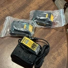 Dewalt 20V Lithium-ion Batteries DCB107 Charger DCB201 Set. Fixed Price $120.00.