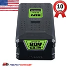 For Greenworks Pro BAB728 BAB726 Volt 5.5AH Lithium Battery GBA80200. Fixed Price $76.98.