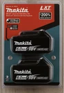 Makita BL1860B-2 18V Lxt Lithium-ion 6.0 Ah Battery Usa Ship. Fixed Price $111.00.
