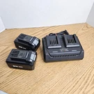 Lawnmaster Mx 24V 24LB4005-CN Lithium-ion Rechargeable Battery 2X Pack Charger. Fixed Price $74.99.