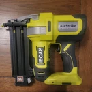 Ryobi 18V 18-GAUGE Cordless Airstrike Brad Nailer (tool Only). Fixed Price $71.00.