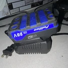Pullino 20V Max Li-ion Power Battery Charger Black For Cordless Tools. Fixed Price $19.99.