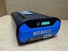 Kobalt Kb 440-03 Genuine 40V Max 4.0 Ah Extended Run Lithium-ion Battery. Fixed Price $54.00.