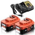 1-2PACK For Dewalt Volt Max Xr 8.0AH Lithium Battery DCB200-2 / Charger. Fixed Price $68.99.
