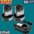 2X For Makita 10.8 Volt BL1013 BL1014 12V Lithium Battery 195332-9 194550-6 LC01. Fixed Price $12.89.
