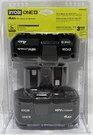 Ryobi One+ 18V 4.0 Ah Lithium-ion Battery PBP2005 (2-PACK) New. Fixed Price $89.99.