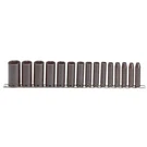 Stanley Proto J72116 3/8" Drive 15 Piece Deep Impact Socket Set, Point. Fixed Price $147.91.