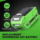 40V 8.0AH Battery 29462 Replaces Greenworks 29472 29282 Power Tool. Fixed Price $139.16.