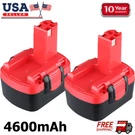2X 14.4V BAT038 BAT040 BAT041 BAT140 4.6AH Battery 33614 13614 32614 For Bosch. Fixed Price $25.91.