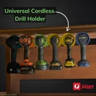 Universal Cordless Drill Driver Holder Mount Milwaukee, Makita, Dewalt, Ryobi. Fixed Price $14.22.