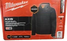 Milwaukee M12 12V Mens Heated Axis Hooded Jacket W/ Battery & Charger ,black, 3X. Fixed Price $179.95.