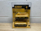 Dewalt 20V Lithium Ion Compact Battery 4AH Set Of (2) (DCB240-2) New & Sealed. Fixed Price $97.00.