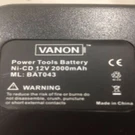 BAT043 Battery For Bosch 12V 2.0AH Ni-cd BAT045 BAT120 BAT139 Gsr 12-2, New. Fixed Price $13.94.