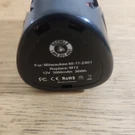 Powerextra Lithium Rechargeable Battery For Milwaukee M12 12V 3000MAH 36WH. Fixed Price $15.00.