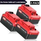 3PACK Battery For Porter Cable 20VOLT 7.0AH Lithium-ion PCC685L PCC680L PCC682L. Fixed Price $147.99.