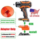 1X For Milwaukee M18 Battery Fits Ridgid 18V Dirll Tools Adapter-adapter Only. Fixed Price $14.93.