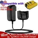 20V Lithium Battery Charger LCS1620 For Black Decker LSW120 LSW20 LSW221 SSL20SB. Fixed Price $14.69.