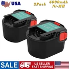 2X 12V 4.0AH Ni-mh Battery For Ridgid 130252002,AEG B1214G,B1215R,B1220R,M1230R. Fixed Price $61.91.