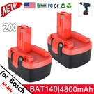 2X 14.4V 4.8AH Battery BAT038 BAT040 BAT041 BAT140 3660K 1661K 3454 For Bosch. Fixed Price $32.49.