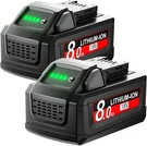 Junwood Replacement For Milwaukee M18 Battery Lithium Xc 8.0AH Compatible.... Fixed Price $86.99.