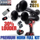 Premium Milwaukee Impact Handheld Train Horn Full Kit + Two Remote Controls. Fixed Price $230.00.