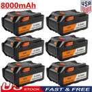 8000MAH For Ridgid R840085 8.0AH Lithium Battery Rigid R840087 Power Tools New. Fixed Price $94.98.