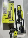 Ryobi Hp 18V Brushless Cordless Pet Stick Vacuum Cleaner Kit W/ 4.0 Ah Batter. Fixed Price $144.99.