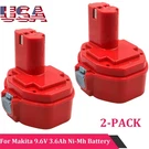 2X 3.6AH Nimh Battery For Makita 9.6VOLT 9100, 9100A, 9101, 9102A 192019-4. Fixed Price $41.98.