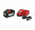 Milwaukee 48-59-1200 M18 Volt Amp Battery & Rapied Charger Kit. Fixed Price $250.00.